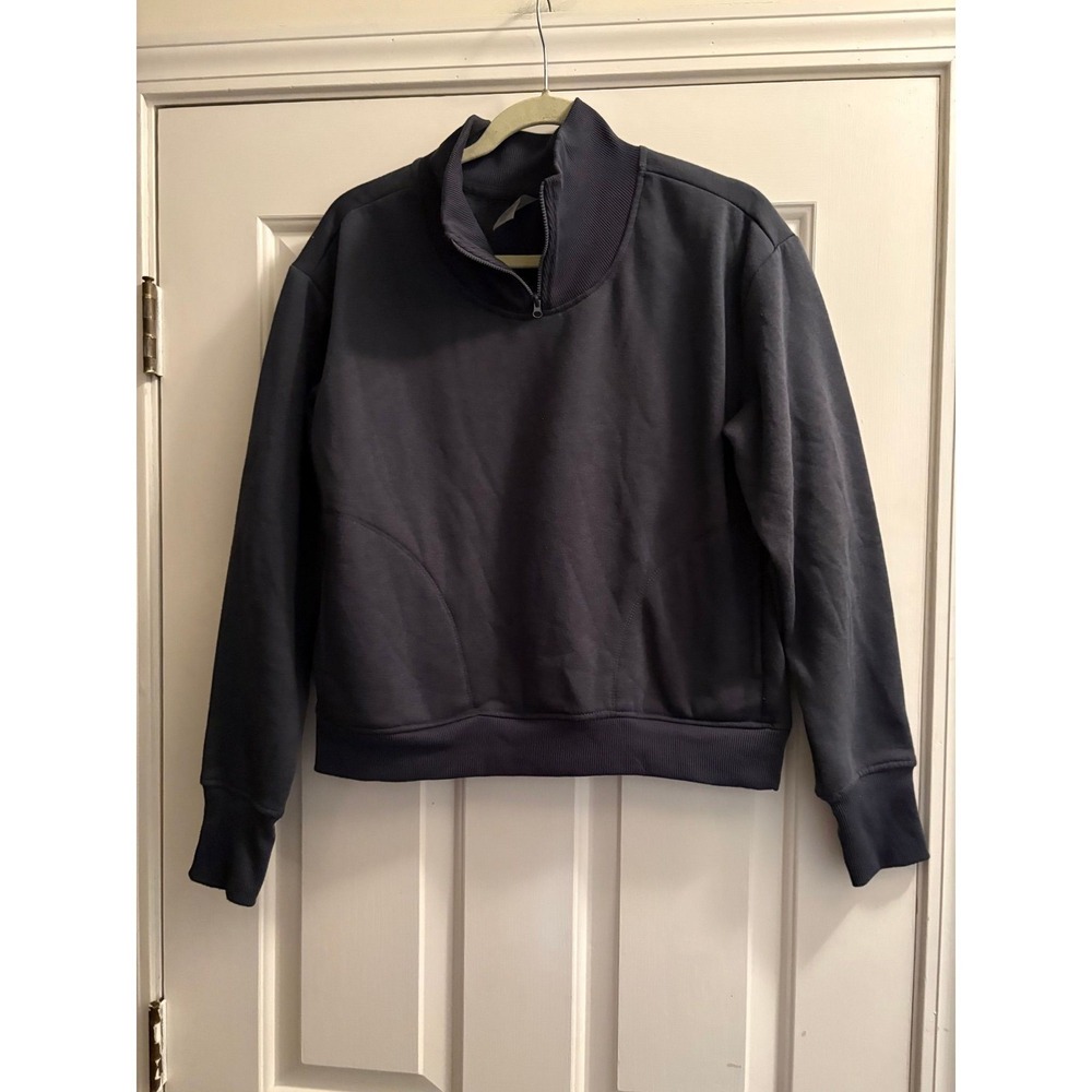 #1W Athleta Green Pullover Sweatshirt Medium